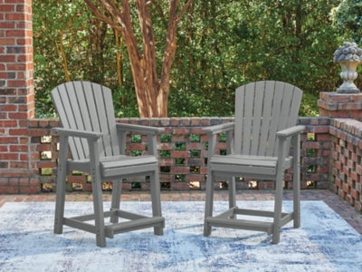 Ross Cove Outdoor Counter Height Bar Stool (Set of 2)