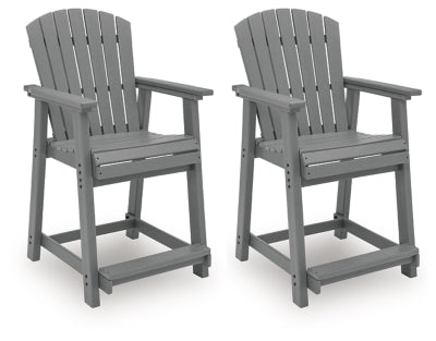 Ross Cove Outdoor Counter Height Bar Stool (Set of 2)