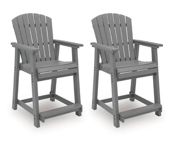 Ross Cove Outdoor Counter Height Bar Stool (Set of 2)