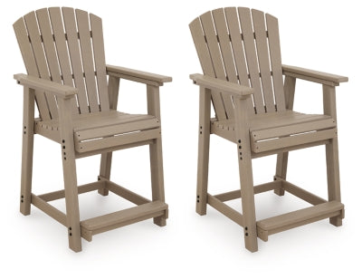 Sandy Dune Outdoor Counter Height Bar Stool (Set of 2)
