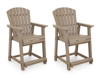 Sandy Dune Outdoor Counter Height Bar Stool (Set of 2)