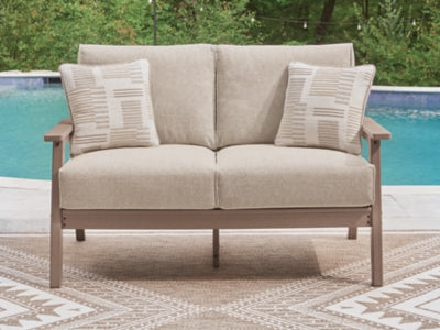Cliffs Beach Outdoor Loveseat with Cushion