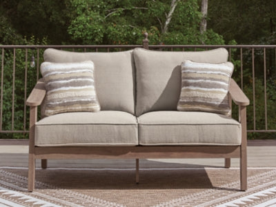 Francis Beach Outdoor Loveseat with Cushion