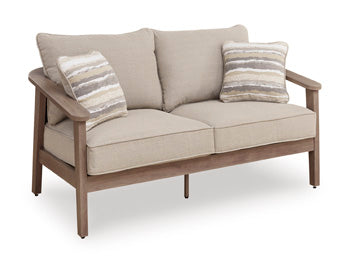 Francis Beach Outdoor Loveseat with Cushion