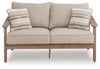 Francis Beach Outdoor Loveseat with Cushion