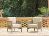 Cool Days Outdoor Lounge Chair with Cushion (Set of 2)