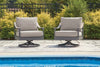 North Island Outdoor Swivel Lounge with Cushion