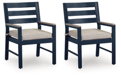 Mabry Shores Outdoor Arm Chair with Cushion (Set of 2)