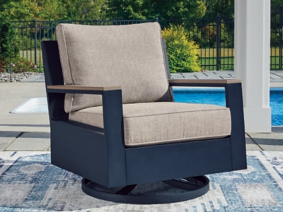 Mabry Shores Outdoor Swivel Glider Chair with Cushion
