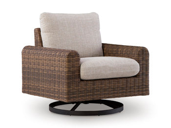 Angel Island Outdoor Swivel Lounge Chair with Cushion