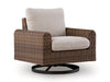 Angel Island Outdoor Swivel Lounge Chair with Cushion