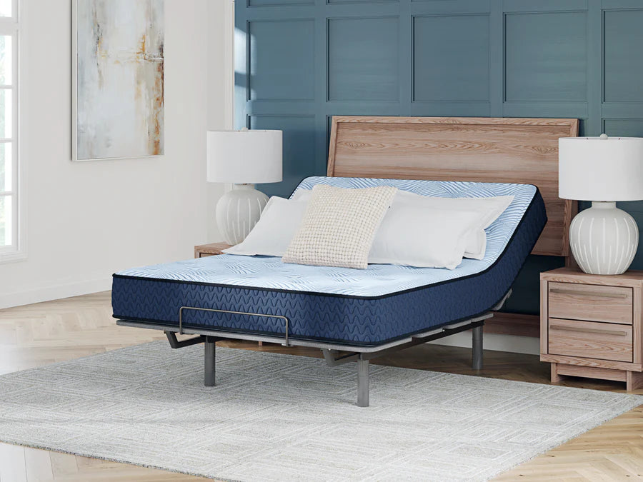 TWIN MATTRESS-PEAK 2.0 10 HYBRID; LIGHT BLUE
