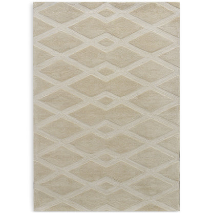 Rug Medium Rug; Light Gray