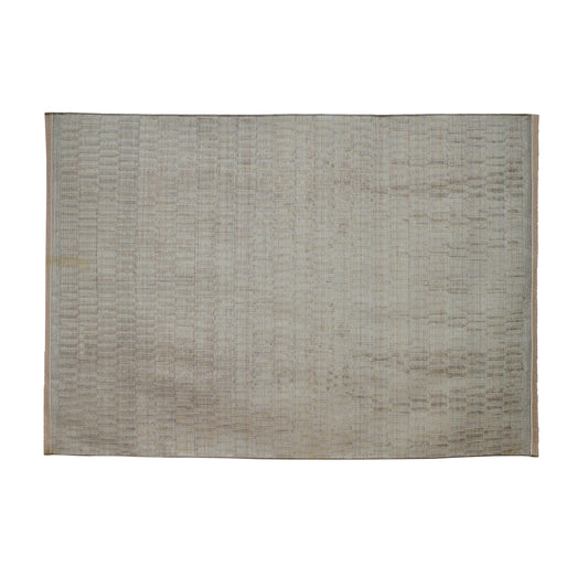 Rug Medium Rug; Light Gray/White
