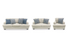 Scottsveal Sofa Set; Sepia