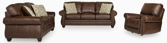 Valencia Sofa Set; Brown