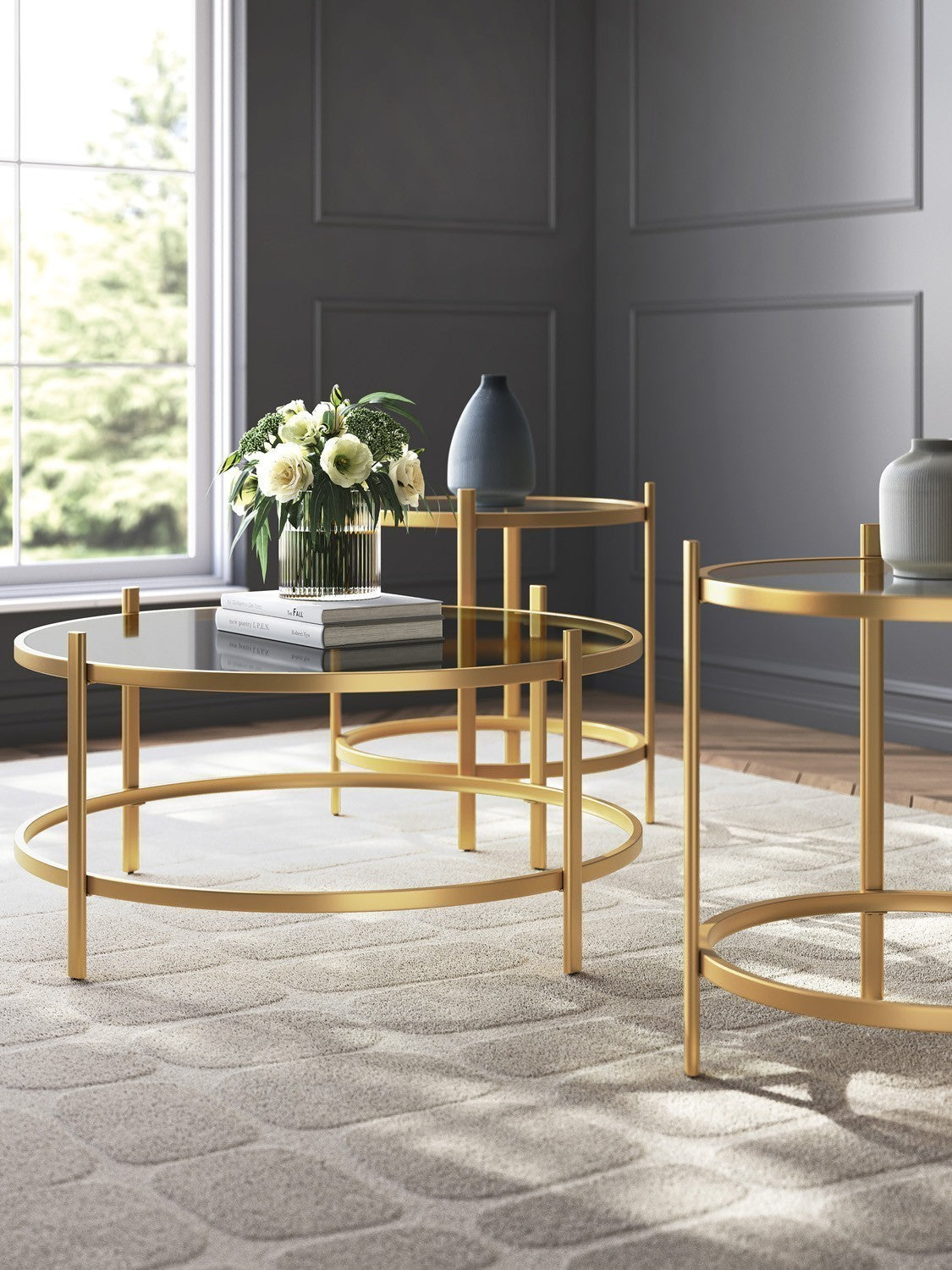 Pearlox Occasional Table Set of 3