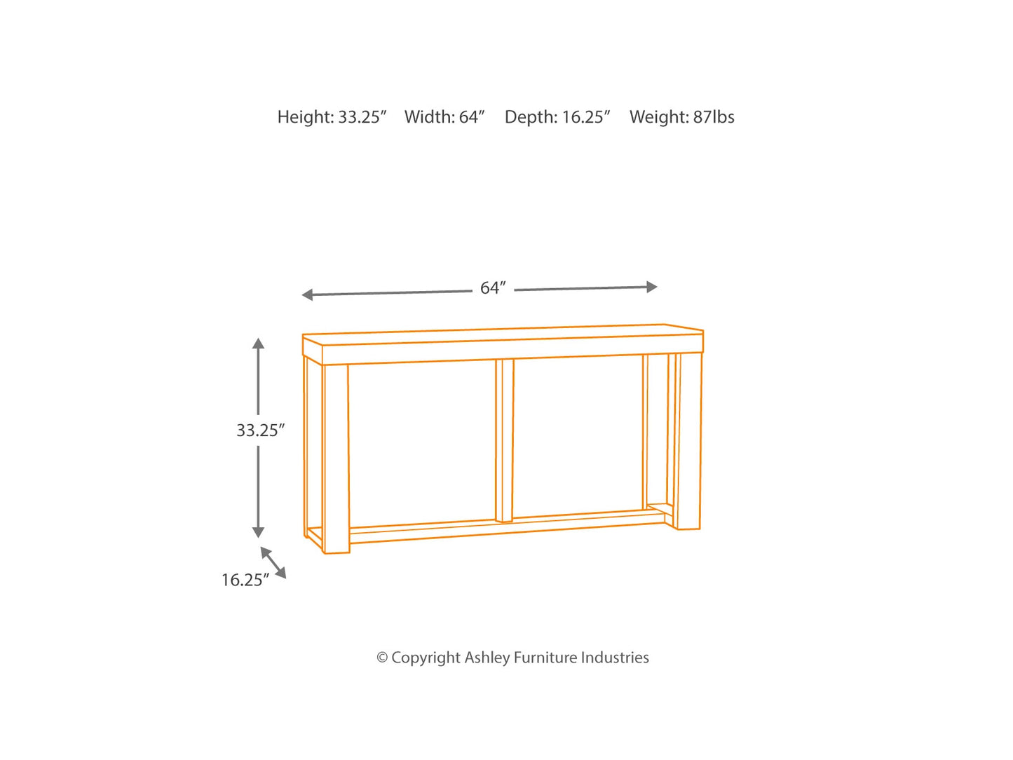 Watson Sofa/Console Table