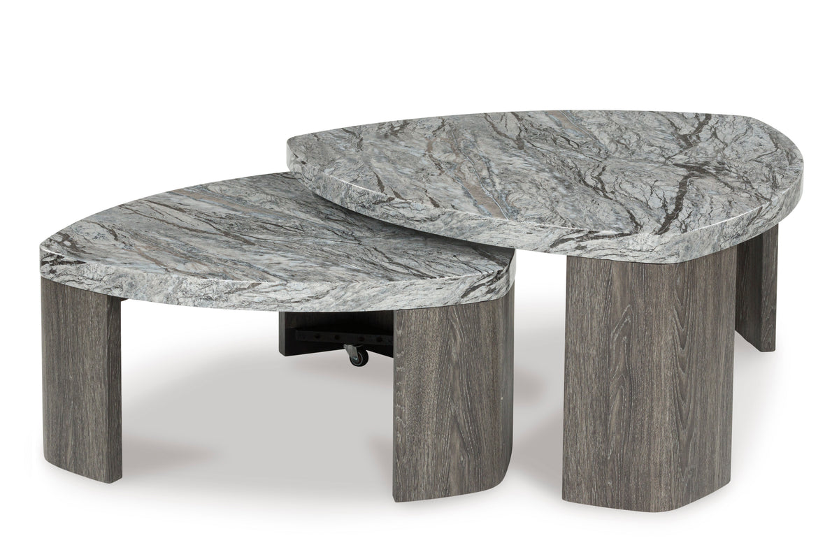 Surmour Stacked Cocktail Table