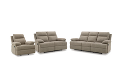 Tarrant Reclining Sofa Set; Mocha