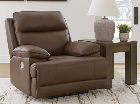 VonRyan PWR Recliner/ADJ Headrest;Tobacco