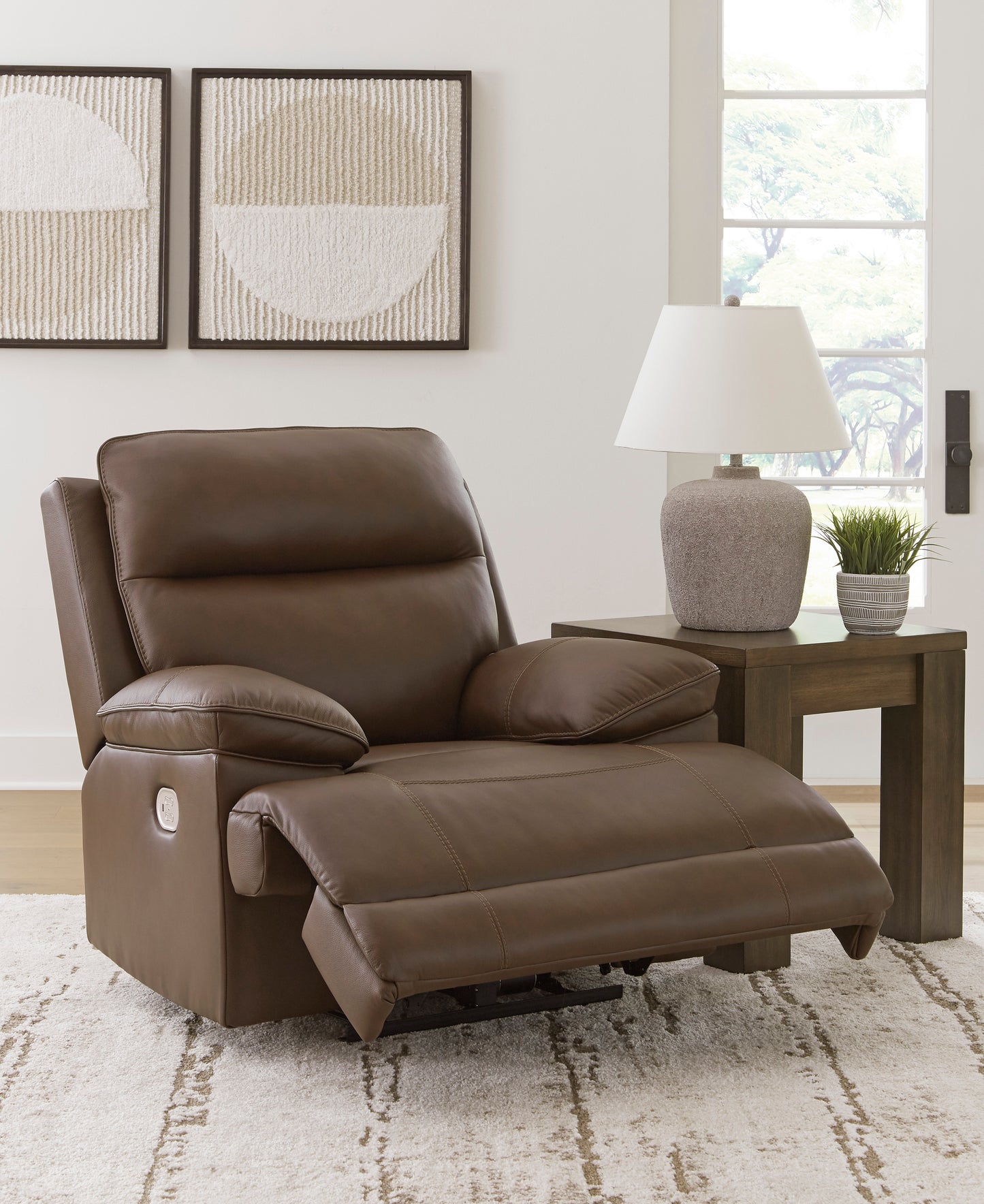 VonRyan Power Reclining Sofa Set with Adjustable Headrest