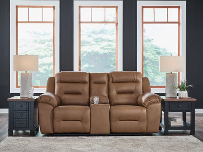 Beaman Peak DBL Rec Loveseat w/Console