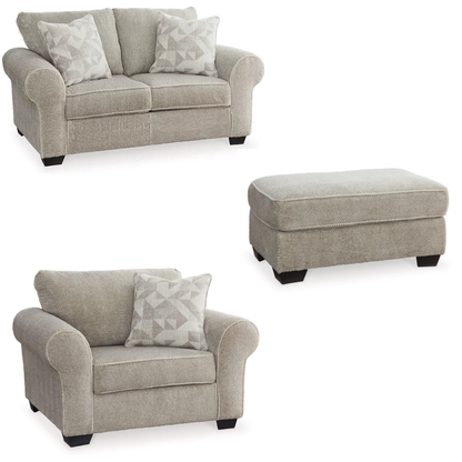 Discota Chair, Loveseat and Ottoman