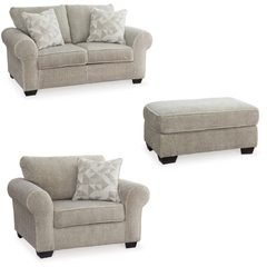 Discota Chair, Loveseat and Ottoman