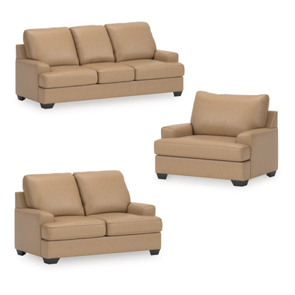 Heartcort Sofa Set; Toffee
