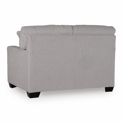 Mahoney Sofa and Loveseat; Pebble