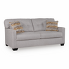 Mahoney Sofa and Loveseat; Pebble