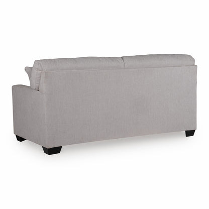 Mahoney Sofa and Loveseat; Pebble