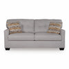 Mahoney Sofa and Loveseat; Pebble