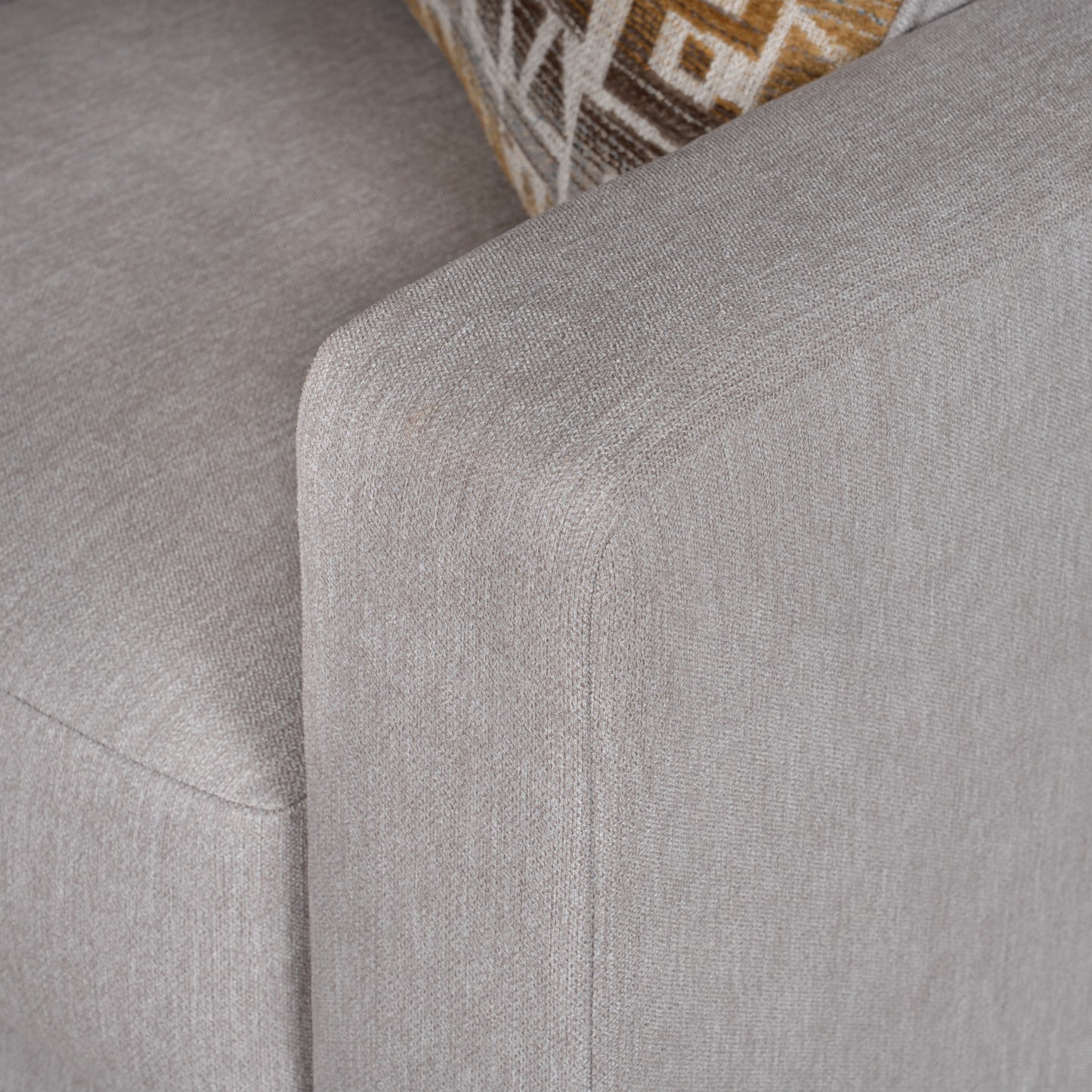 Mahoney Sofa and Loveseat; Pebble