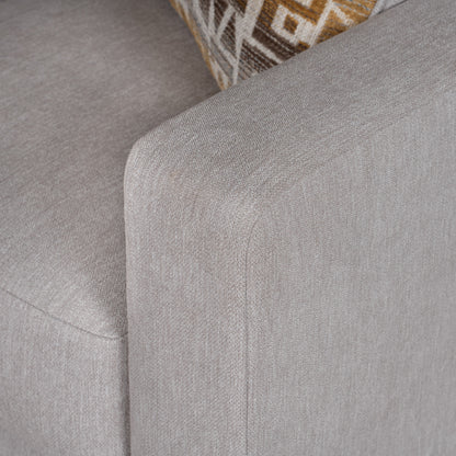 Mahoney Sofa and Loveseat; Pebble
