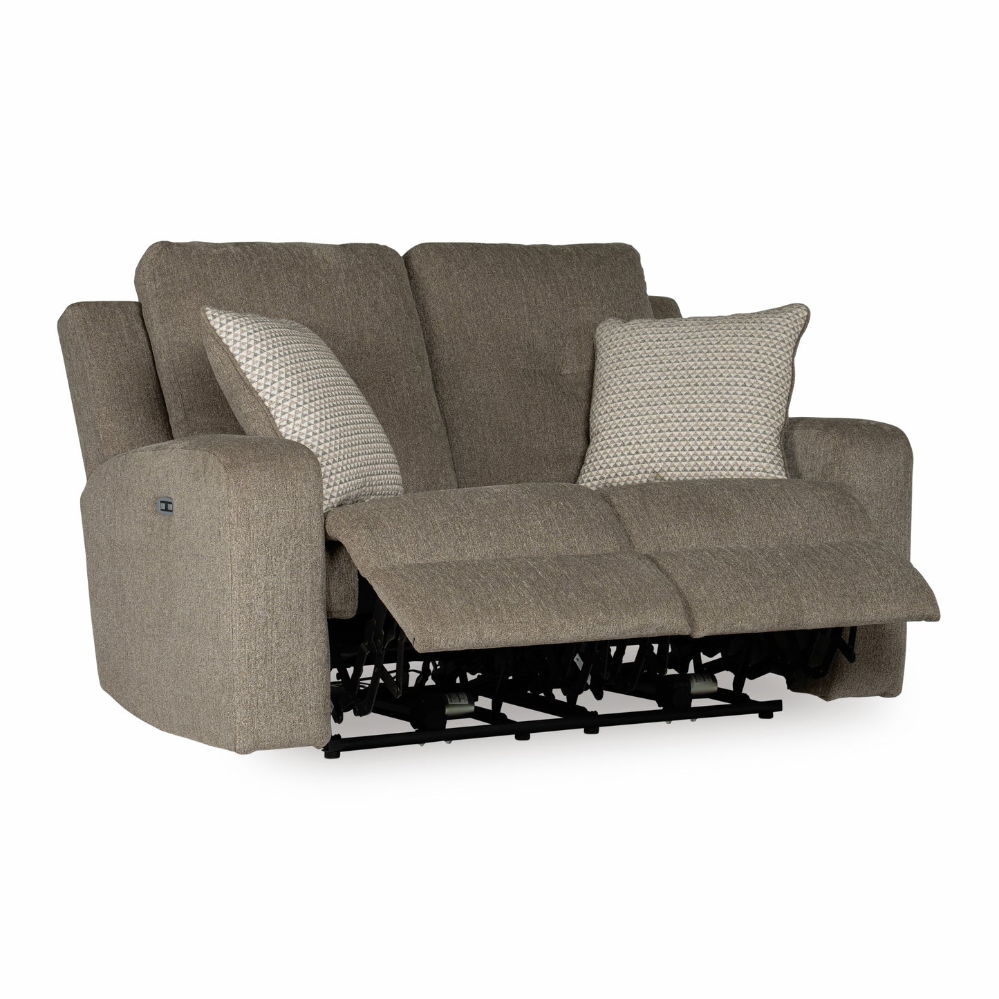 Danum Power Reclining Sofa Set; Alloy