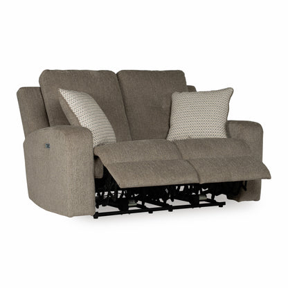 Danum Power Reclining Sofa Set; Alloy