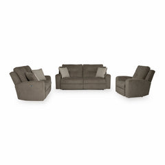 Danum Power Reclining Sofa Set; Alloy