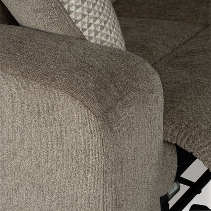 Danum Power Reclining Sofa Set; Alloy