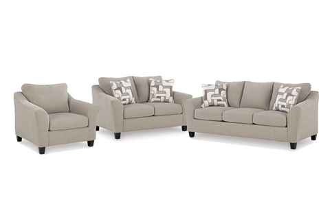 Willarae Sofa Set; Taupe