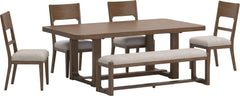 Cabalynn Dining Table, Bench and 4 Chairs