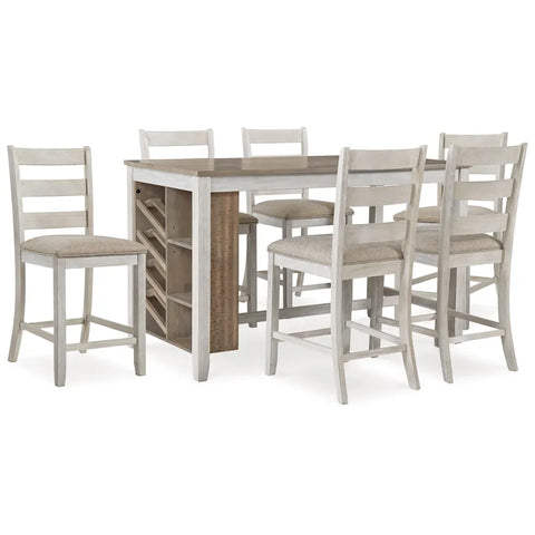 Skempton Counter Height Dining Table and 6 Barstools