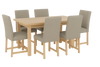 Yalinton Rectangular Dining Room Table with 6 Chairs