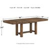 Morriville Dining Table with Bench and Chairs (Set of 6)