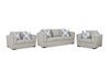 Evansley Sofa Set; Pewter