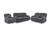 Greely Bend Recliner Set; Steel