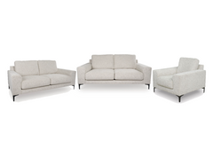 Harrow Pike Sofa, Loveseat and Chair; Parchment