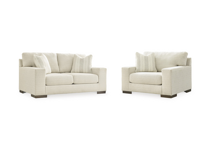 Maggie Loveseat and Chair; Birch