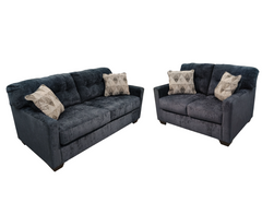 Mahoney Sofa & Loveseat (Ink)